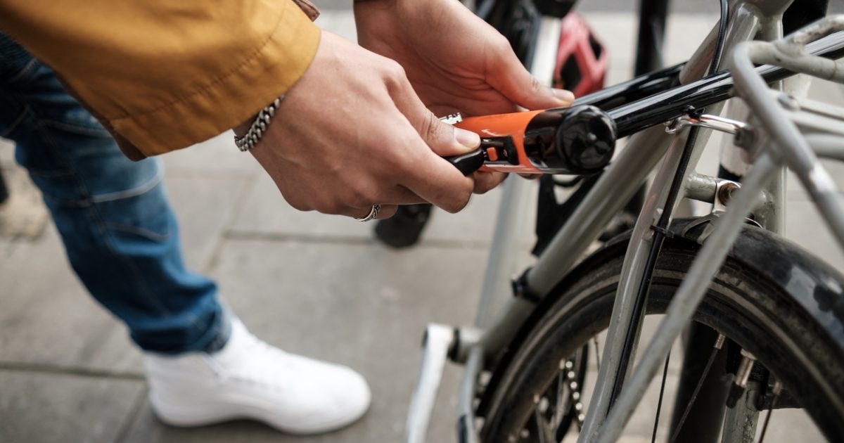 Antivol Vélo Robuste Pour Roue Avant - Sécurité Anti-Vandale Argent - LOCK