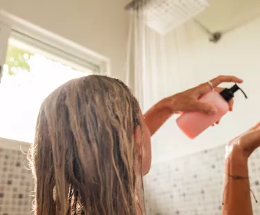 Photo de profil Shampoing bleu