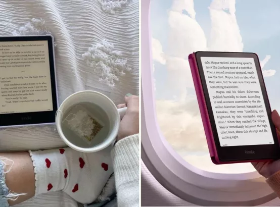 Photo de profil Kindle paperwhite printemps