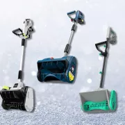 4 pelles électriques en solde juste après la première neige!