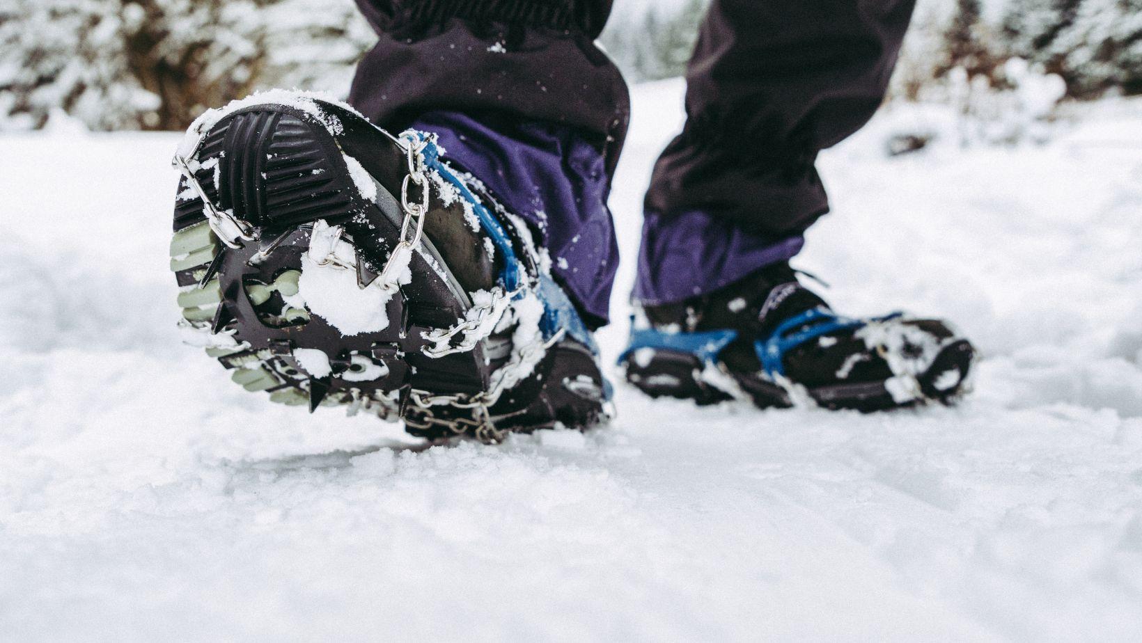 Crampons Antidérapants Vigor – 28 Pointes – Pour Randonnée Hiver Et Glace